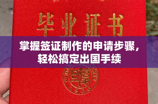 武宁掌握签证制作的申请步骤，轻松搞定出国手续